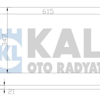 KLIMA RADYATORU PICKUP D22 97-02 688×320X18