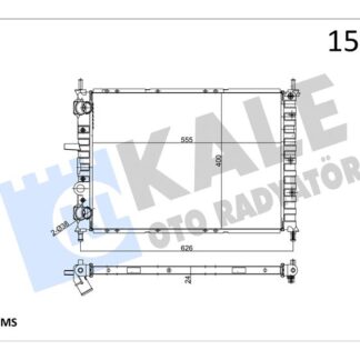 MOTOR RADYATOR BRAVO / BRAVA 1,9 TDI (1 SIRA CU+PL)