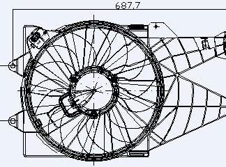 FAN MOTORU DAVLUMBAZLI LINEA 1,3 / 1,4 TURBO (AC)
