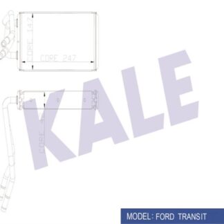 KALORİFER RADYATÖRÜ FORD TRANSIT (V347) 2.2/2.4/3.2TDCI 06=> (AC) [BRAZING AL/AL] [247X147X42]