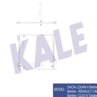 KLIMA RADYATORU RENAULT CAPTUR CLIO IV DACIA SANDERO II LOGAN II DUSTER DOKKER NISSAN MICRA 0.9Tce 1.0Tce 1.2 1.5dCI 1.6Sce