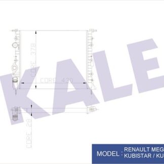 MOTOR RADYATOR MEGANE 1,6 RTA / RTE (2 SIRA AL+PL)