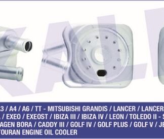 YAĞ SOĞUTUCU AUDI A2 A3 A4 A6 TT – SEAT ALHAMBRA AROSA CORDOBA EXEO IBIZA III-IV LEON TOLEDO II – SKODA FABIA OCTAVIA ROOMSTER SUPERB – VOLKSWAGEN BORA CADDY III GOLF IV-V-PLUS JETTA III NEW BEETLE PASSAT POLO SHARAN TOURAN 1.8T/TSI 1.4/1.9TDI 97=> – MITSUBISHI GRANDIS LANCER 2.0DI-D 07=> (MONTAJ AP