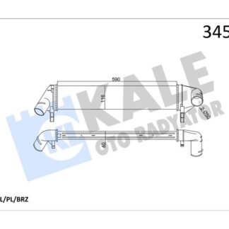 TURBO RADYATORU DUSTER LOGAN SANDERO 1,5DCI