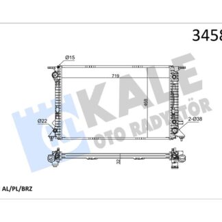 MOTOR SU RADYATORU AUDI Q5 3,0TDI CCWA (OTOMATIK) 08>