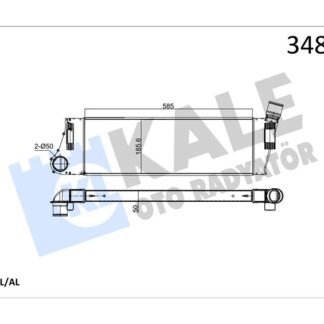 TURBO RADYATORU MEGANE II SCENIC II 1,5DCI / 1,9DCI