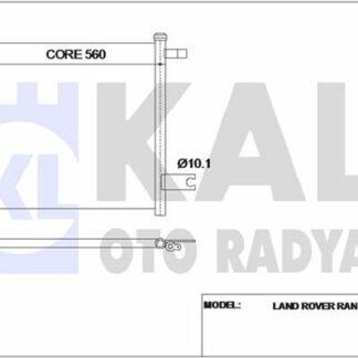 KLIMA RADYATORU (KONDENSER) AVEO DAEWOO KALOS 1,2 / 1,4 02> T200 (542X414X17) KURUTUCU ILE