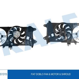 FAN MOTORU FIAT DOBLO 1.3MTJ 03=> 1.9JTD 01=> (NAC) (270W 12V) DAVLUMBAZLI