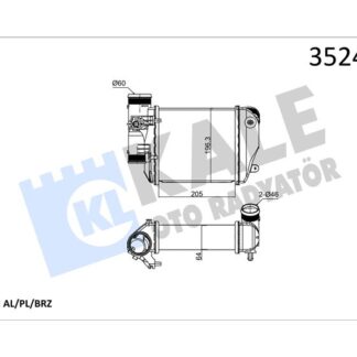TURBO RADYATORU SOL AUDI A6 2,7 / 3,0TDI 05>11
