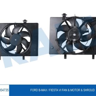 FAN MOTORU FORD B-MAX 12=> FIESTA VI 08=> 1.4 1.5/1.6TDCI (380W 345MM 12V) DAVLUMBAZLI