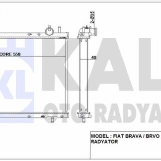 MOTOR RADYATORU BRAVA BRAVO MAREA 1,9 TD JTD 96>01