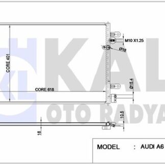 KLIMA RADYATORU A6 3.0TDI QUATTRO 05>11