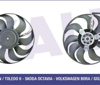 FAN MOTORU SEAT LEON – VOLKSWAGEN GOLF IV BORA 1.4/1.6 16V 00<06 – SKODA OCTAVIA 1.6 96<04 (100/60W 292MM 12V)
