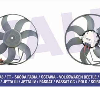 FAN MOTORU AUDI A1 A3 03 – SKODA OCTAVIA II SUPERB II YETI 04=> – VOLKSWAGEN CADDY III GOLF V-VI JETTA III- IV PASSAT 03=> 1.4/1.6/1.8TFSI 1.6/2.0TDI (220W 363MM 12V) [BÜYÜK]