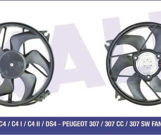 FAN MOTORU PEUGEOT 307 307 SW 02=> – CITROEN C4 I-II 04=> DS4 11<15 1.6/2.0HDI 2.0 16V (200W 385MM 12V)