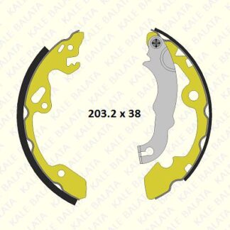ARKA FREN BALATASI (PABUC) FOCUS I 1,4 16V / 1,6 16V / 1,8 16V 98>04