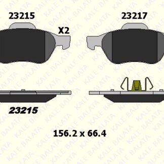 ON FREN BALATASI LAGUNA II 1,6 16V 1,8 1,6V 1,9 3,0 V6 MEGAN II 05 1,6 16V 1,5 2,0 1,9
