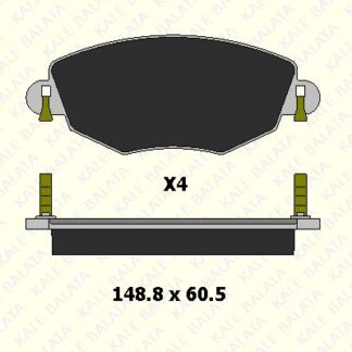 ON FREN BALATASI MONDEO III 00>07 JAGUAR X TYPE 04>09