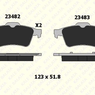 ARKA FREN BALATASI CONNECT 1,8TDCI 02 /> LAGUNA II III LATITUDE ESPACE IV VECTRA C NISSAN PRIMERA 1,6 2,0 1,8 16V 1,9DCI 2,2DCI 02> MAZDA 3 (03 09) / (SIRTI SEGMANLI)