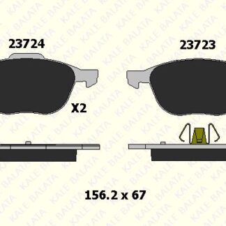 ON FREN BALATASI FOCUS 04> C-MAX 07> KUGA 2.0 TDCI 08> VOLVO C30 C70 II S40 II V50 03> MAZDA 3 03> MAZDA 5 05>