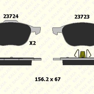ON FREN BALATASI FOCUS 04> C-MAX 07> KUGA 2.0 TDCI 08> VOLVO C30 C70 II S40 II V50 03> MAZDA 3 03> MAZDA 5 05>