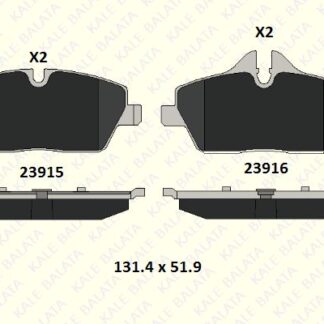 FREN BALATASI ON BMW E87 F45 MINI R55 R56 R57 R58 F54 04>