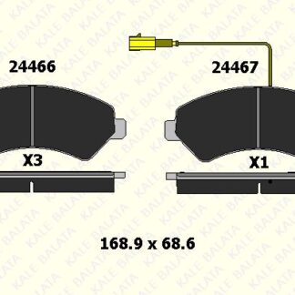 ON FREN BALATASI DUCATO III BOXER III JUMPER III 2.2HDI 3.0HDI 16Q / 20Q 06> KARSAN JEST 14>