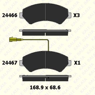 ON FREN BALATASI DUCATO III BOXER III JUMPER III 2.2HDI 3.0HDI 16Q / 20Q 06> KARSAN JEST 14>