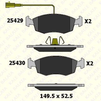 ON FREN BALATASI PUNTO EVO 500 1,2 / 1,3 / 1,4 09>