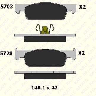ON FREN BALATASI (TK) CLIO IV 12> LOGAN II 12> SANDERO II 12> SYMBOL II 08> INCE TIP