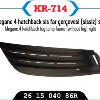 SIS FAR CERCEVESI (SISSIZ) SAG (HATCBACK MODEL) MEGANE IV