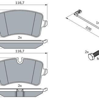 FREN BALATASI ARKA A4-A5-A6-Q5 08-