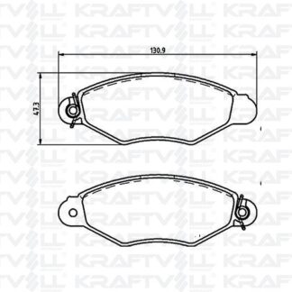 ON FREN BALATASI KANGOO 1,9D KANGOO 1,5DCI XSARA 1,4 1,5 P206