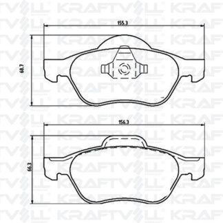 ON FREN BALATASI CLIO III 06>12 MEGANE II 03>08 SCENIC II 03>08 LAGUNA III 07>15 1.4 1.5 DCI 1.6 1.9 DCI 2.0 16V