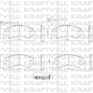 ON FREN BALATASI DUCATO III BOXER III JUMPER III 2.2HDI 3.0HDI 16Q / 20Q 06> KARSAN JEST 14>