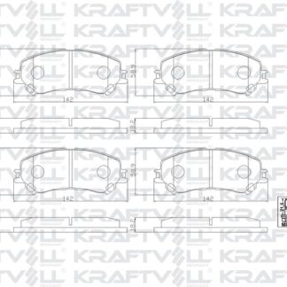 ON FREN BALATASI RENAULT MEGANE IV 15> SCENIC IV 15> TALISMAN 15> G:142 MM Y:58,5MM K:18,6 MM
