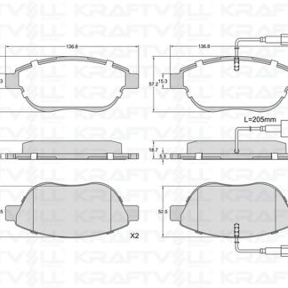 ON FREN BALATASI FIAT BRAVO II DOBLO FIORINO BIPPER NEMO PRATICO EVO PUNTO STILO IDEA LINEA 08> OPEL COMBO CORSA 12>