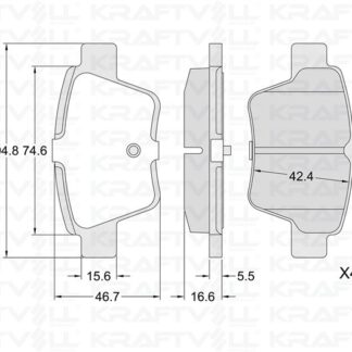 ARKA FREN BALATASI P307 C4 C4 COUPE P207 1,4 16V,1,6 16V,1,6 HDI 110 FAP,1,6 HDI 90 2,0 16V,2,0 HDI 135 FAP
