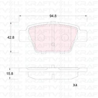FREN BALATASI ARKA STILO TUM MODELLER 01> BRAVO LINEA 1,4 1,4T JET 1.6 1,9D MTJ 07> MULTIPLA 98> DELTA III 08>14 MITO 08>
