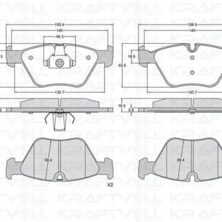 FREN BALATASI ON BMW E36-M3 E46 2.5-3.0 M3 E34 E32 E83 Z4
