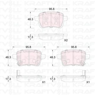 FREN BALATASI ARKA 500L 12> 1.4 1.6D MJET EGEA 16->