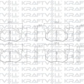 ARKA FREN BALATASI R19 CLIO I II MEGANE I SYMBOL SAXO XSARA P306 P309 1.6 / 1.8 / 2.0