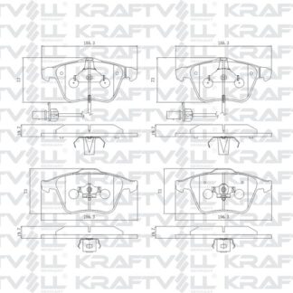 ON FREN BALATASI FISLI A6 4F2 3.2FSI / 4.2 QUATTRO 05 / 04> A6 AVANT (4F5) 3.2FSI / 4.2 QUATTRO 03 / 05>