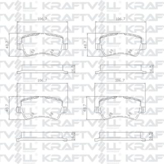 FREN BALATASI ARKA S-MAX 09> 06> GALAXY III 06> / S60 10> S80 06> V60 V70 06> XC60 08> XC70 06> / RANGE ROVER EVOQUE 11>