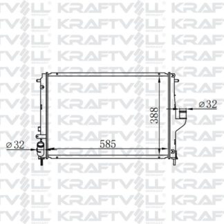 MOTOR RADYATORU LOGAN SANDERO DUSTER 1,5DCI K9K 08> (585*388*16) BRAZING (MT)