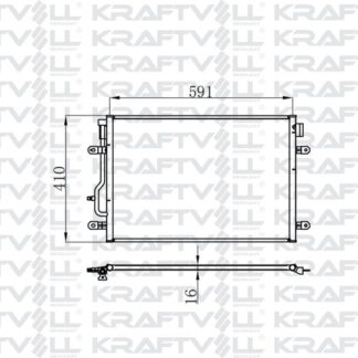 KLIMA RADYATORU A4 A6 1.9 TDI 00>04 ALZ BFB AVB BBJ