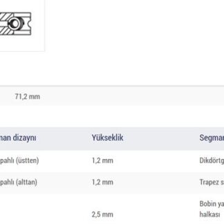 MOTOR SEGMANI PALIO PUNTO DOBLO SIENA 1,2 8V BENZINLI (70,80 CAP) (0,40 FARKLI) OLCU: (1,2 * 1,2 * 2,5)