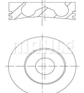 MOTOR PISTON SEGMAN 93,67mm (+0,65) TRITON TRANSIT T12 / T15 2,5DI 91 97