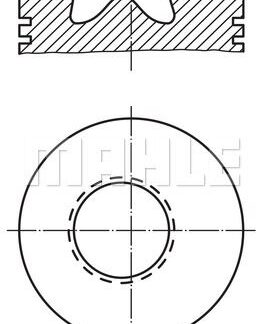 MOTOR PISTON SEGMAN 93,67mm ( STD ) T15 944F 6110 AA TURBO 2,5 TD 96>