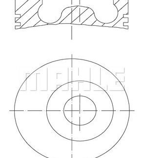 MOTOR PISTON SEGMAN (82,50MM) (+0,50) CONNECT 1.8TDCI 75PS 02>